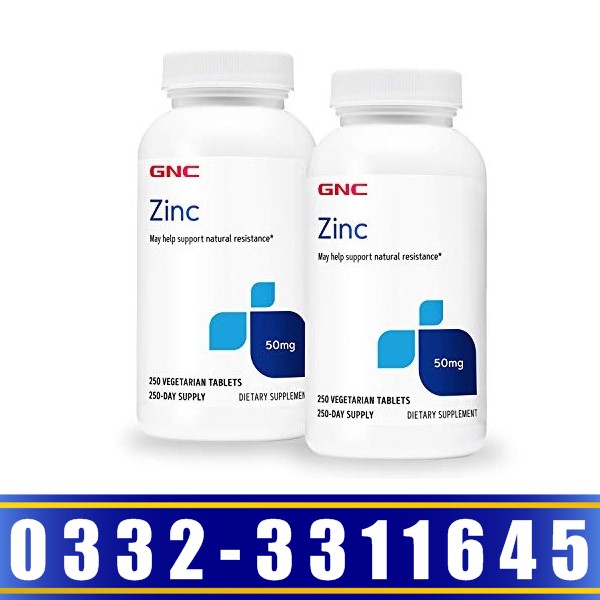 GNC Zinc 50MG Tablets