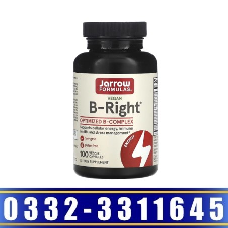 Jarrow Formulas Vegan B-Right – Optimized B-Complex in Pakistan