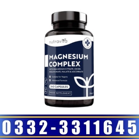 Nutravita Magnesium Complex – 240 Capsules in Pakistan