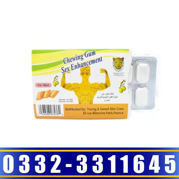 Sex Enhancement Chewing Gum for Men