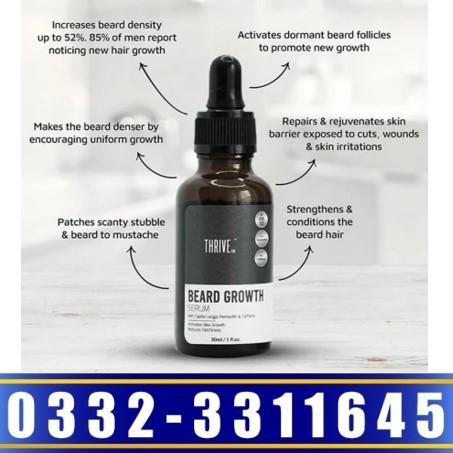 Thriveco Beard Growth Serum in Pakistan